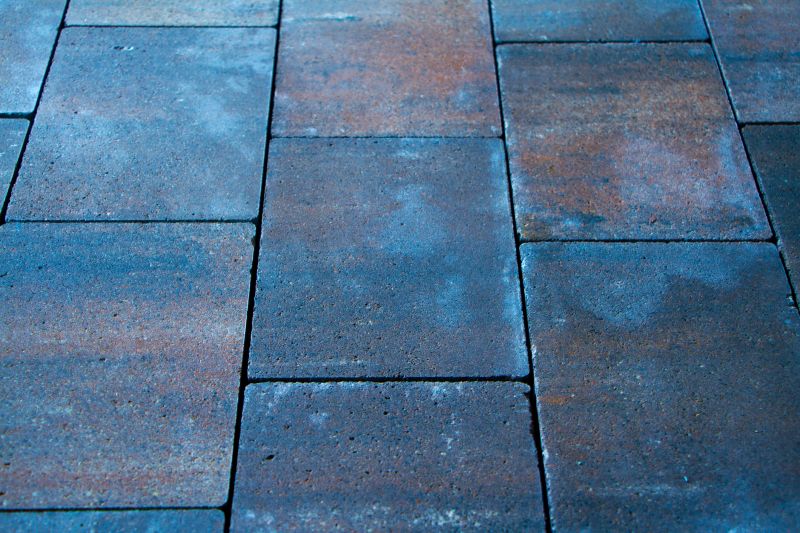 Natural stone paver surface